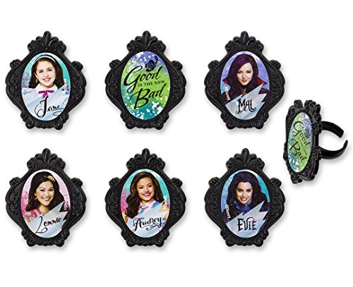 DecoPac Disney Descendants Good is The New Bad Cupcake Rings (12 Count)