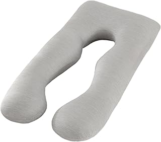 Pregnancy Pillows for Sleeping,Support for Belly, Back, Legs, Hips,U Shaped Full Body Pillow for Pregnancy Women,Maternity and Nursing Pillow with Cooling Fabric (Grey)