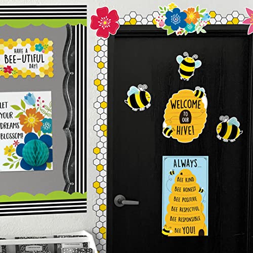 CTP Bees 6" Cut-Outs Learning Décor Accents for Classroom (Creative Teaching Press 10625)