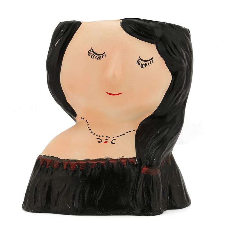 Vase en forme de dame noire Deco Alankaram, cadeau idéal salon - 2