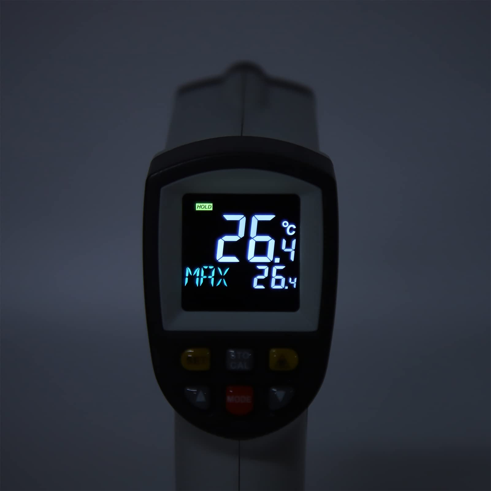 Termometr na podczerwień GM750 Ręczny bezkontaktowy cyfrowy pistolet do pomiaru temperatury z podświetleniem ekranu LCD do zastosowań przemysłowych Rury do gorącej wody Silniki