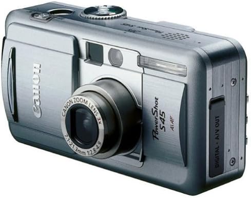 Canon PowerShot S45 Digital Camera, angled view