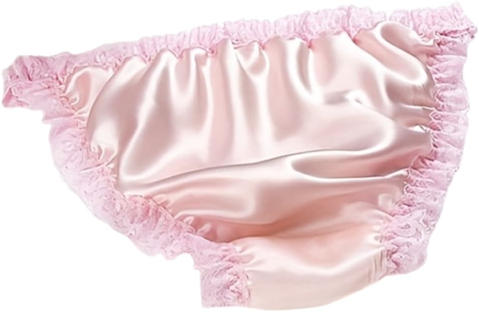 Womens Silk String Panties Satin Bikini Thong Lace Sexy Underwear 100% Natural Mulberry Silk Briefs