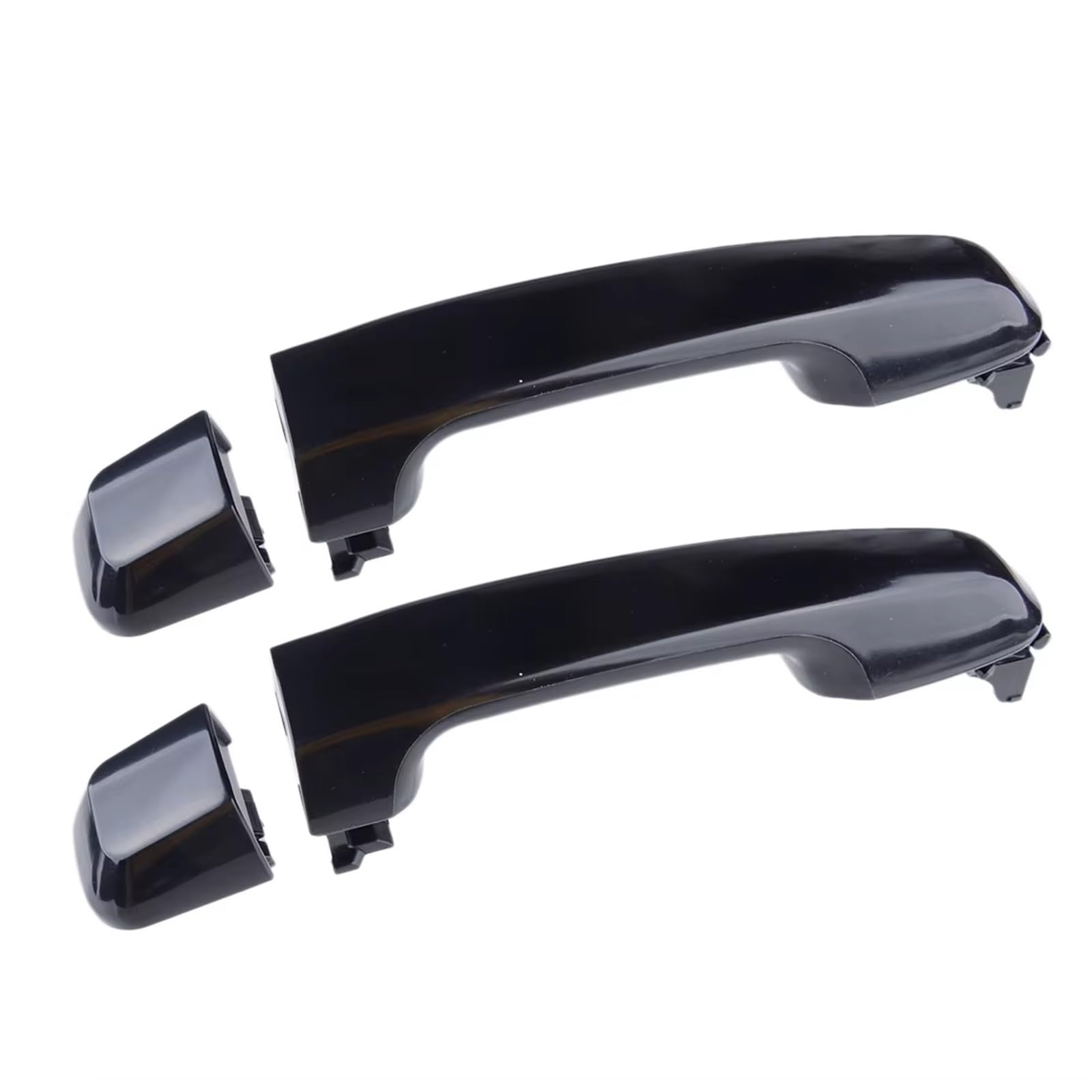 LERYYCX with a Clasp Compatible with Toyota for Land for Cruiser for Prado J150 Series 2009–2020 1 Pair Rear Outer Door Handle Black OEM: 69211-60090