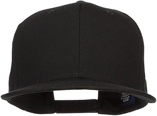 MG Flat Bill Snapback Twill Cap - Black OSFM