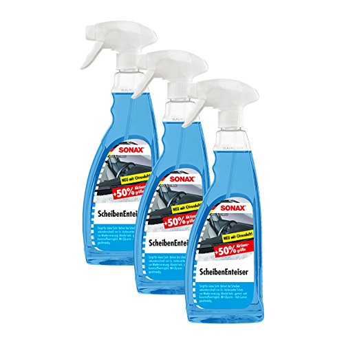 3x SONAX 03314410 ScheibenEnteiser EnteiserSpray Defroster 750ml