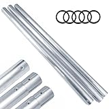 Jorixxy 118'/3m Metal Tube Crossbar for Manual/Electric Studio Roller Backdrop Wall Mount System,Aluminum Cross Bar for Photography Background Support System