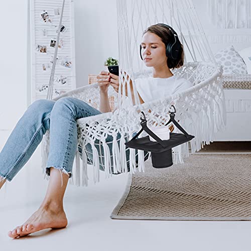 Xxerciz Neoprene Hanging Drink Holder For Rope Hammocks Hammock Chairs Lounge Chairs Outdoor Rope Hammock Accessory Foam Cup Holder #TOP2