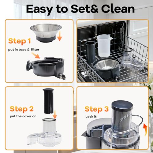 Image of DUMOS Juicer Machines, Centrifugal Juice Extractor for Fruits & Vegetables