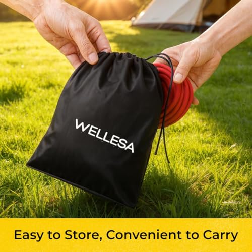 Image of Wellesa Resistance Bands, Pull Up Assist Exercise Band, Perfect for Mobility, Body Stretching, Home Workout, Fitness Training Loop Bands for Men & Women (11Pc Tubes)