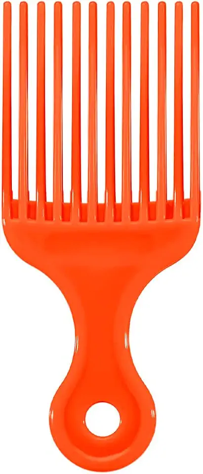 Condor, Pente Garfo, Dentes Estreitos, Dá Volume, Cabelos Crespos ou Cacheados, Multicor