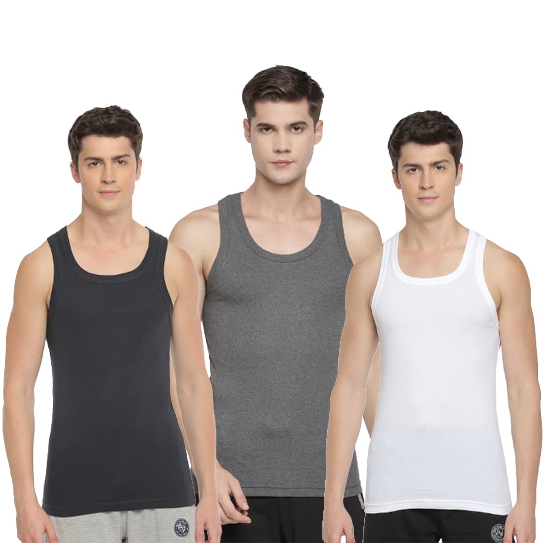 Macroman M-Series Men's Regular Vest (MS906_Assorted S)