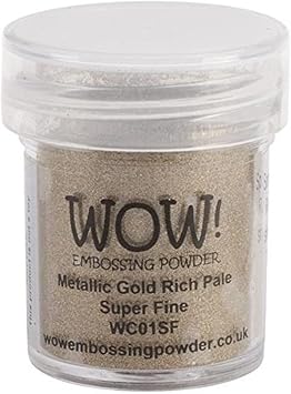 Wow Embossing Powder Wow Embossing Powder, 15ml, Gold Rich Pale
