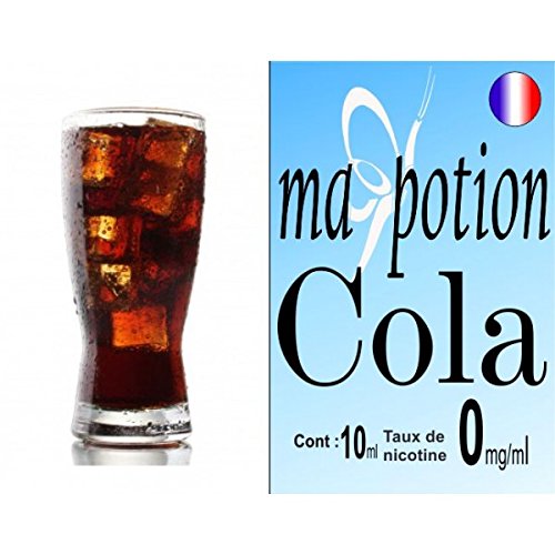 MA POTION - E-Liquide Saveur Cola, Eliquide Français Ma Potion, recharge liquide pour cigarette électronique. Sans nicotine ni tabac