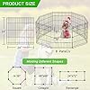Pet-Dog-Playpen-Foldable-Puppy-Exercise-Pen-Metal-Portable-Yard-Fence-for-Small-Dog-Travel-Camping-8-Panel-24-24-24x24 Foldable Puppy Exercise Pen