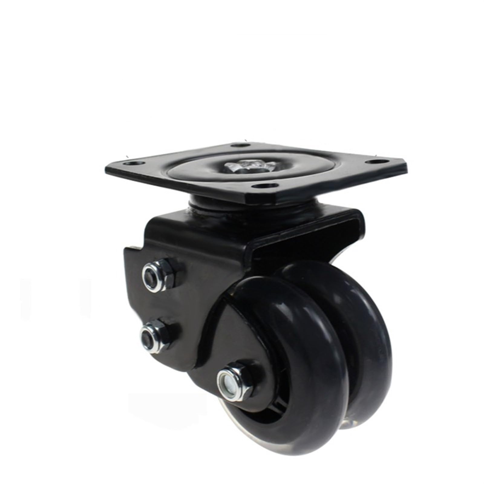 Roulette universelle mécanique amortisseur robuste pour chariot 2" - 8
