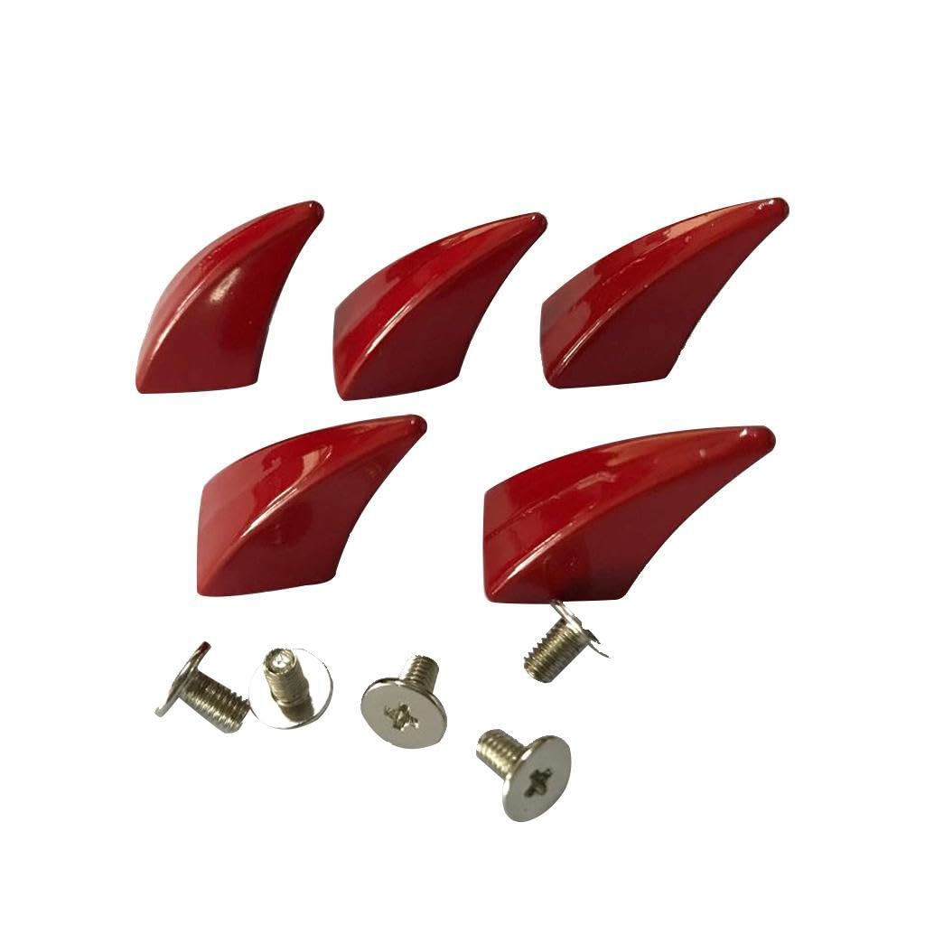 KIXZSAZ Rivets Stud Spikes Punk Rivets Leather Crafts for Creative For Fashion Accessories On Bags And Hats Leathercrafts Accessories Clothing Decoration Leather Decoration, Red