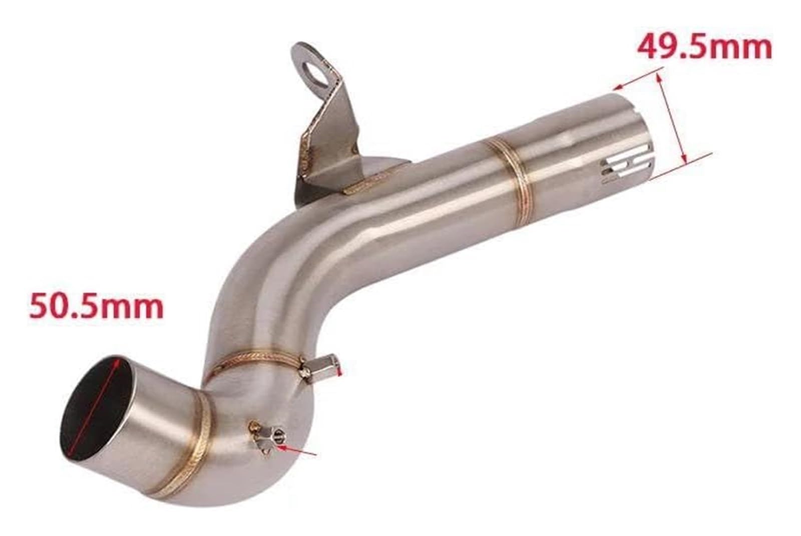 Pour BMW F750GS F850GS F850 GS 2018 2019-2022 Moto Échappement Branchement Intermédiaire Tuyau Remplacer Catalyseur Silencieux Extrémité silencieux déchappement