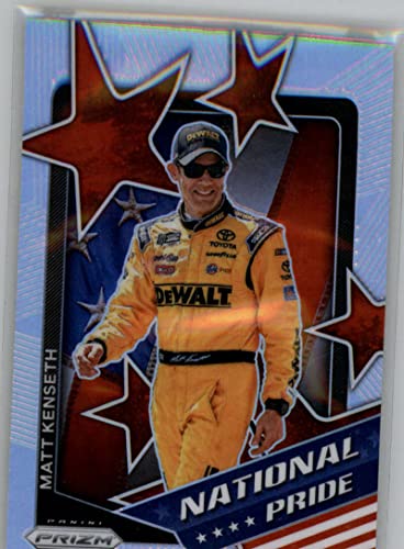 2021 Panini Prizm National Pride SILVER Prizm #14 Matt Kenseth Official NASCAR Racing Trading Card In Raw (NM or Better) Condition