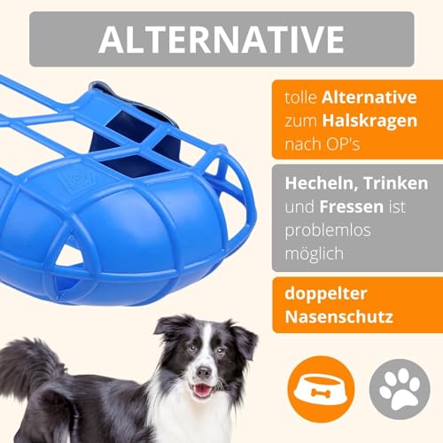 AMATHINGS Maulkorb Model Super Kennel Soft mit wattiertem Nasenstück Trinken Immer Möglich Ideal Für Freilauf, Hundewiese, Kennel, Zwinger, Rennen (Pink)