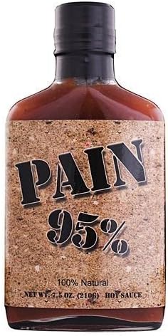 Pain 95% Habanero Hot Sauce 100% Natural - 7.5 oz by Original Juan