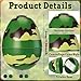 Seenelling 48 Pcs Camouflage Easter Egg 2.36 Inch Fillable Camo Green Easter Eggs Bulk Plastic Faux DIY Crafts Basket Suffer Supplies for Hunt Prizes Gifts Party Decoration