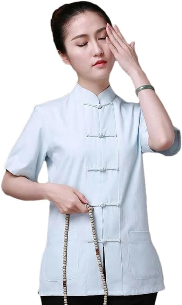 Tunic Cotton Chinese Traditional Women Kung Fu Blouses Tang Suit Shirts Tops Camisa Blusa Tops