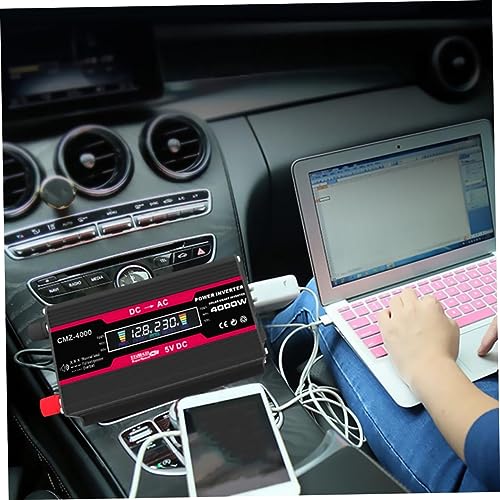 Onduleur intelligent Ciieeo chargeur rapide avec écran LCD pour auto