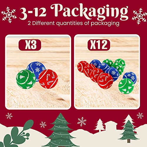 Insum Tennis Ball For Dog Pack Of 12 Colorful Easy Catching Pet Dog Ball (2.5'',12Pack) #TOP5