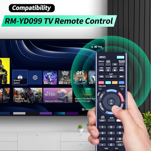 Télécommande RM-YD099 pour TV Sony KDL-55W950B et KDL-65W950B