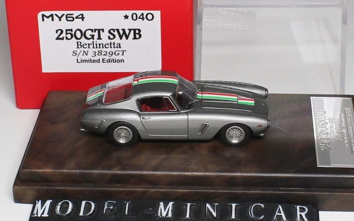 MY64　1/64レジン　250GT SWB シルバー【世界限定199台】 Amazon | △最後！Grey！世界限定！MY64 SCM 1/64 フェラーリ Ferrari