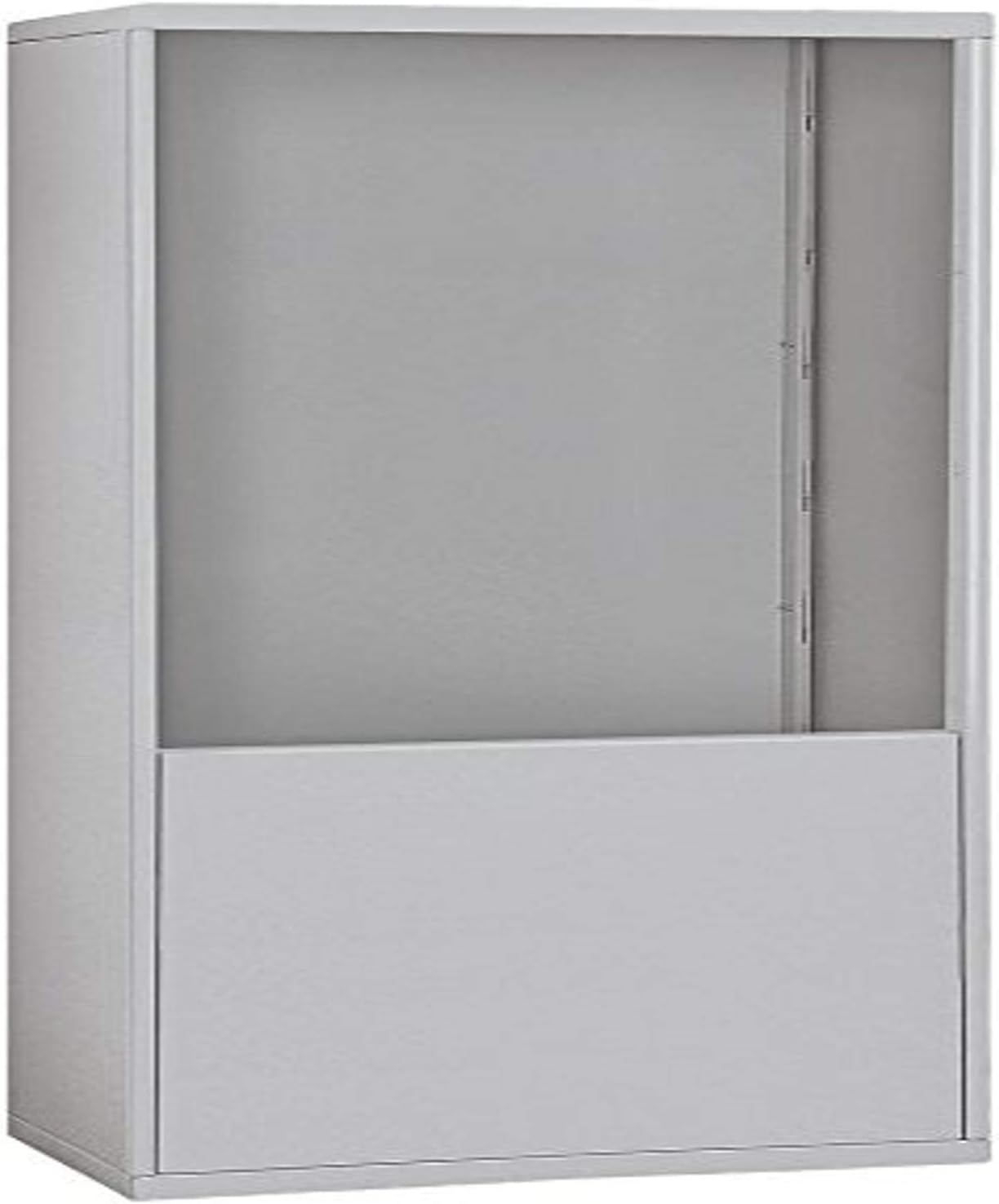 Salsbury Industries 19975ALM Free-Standing Enclosure for Recessed Mounted Cell Phone Lockers, Aluminum