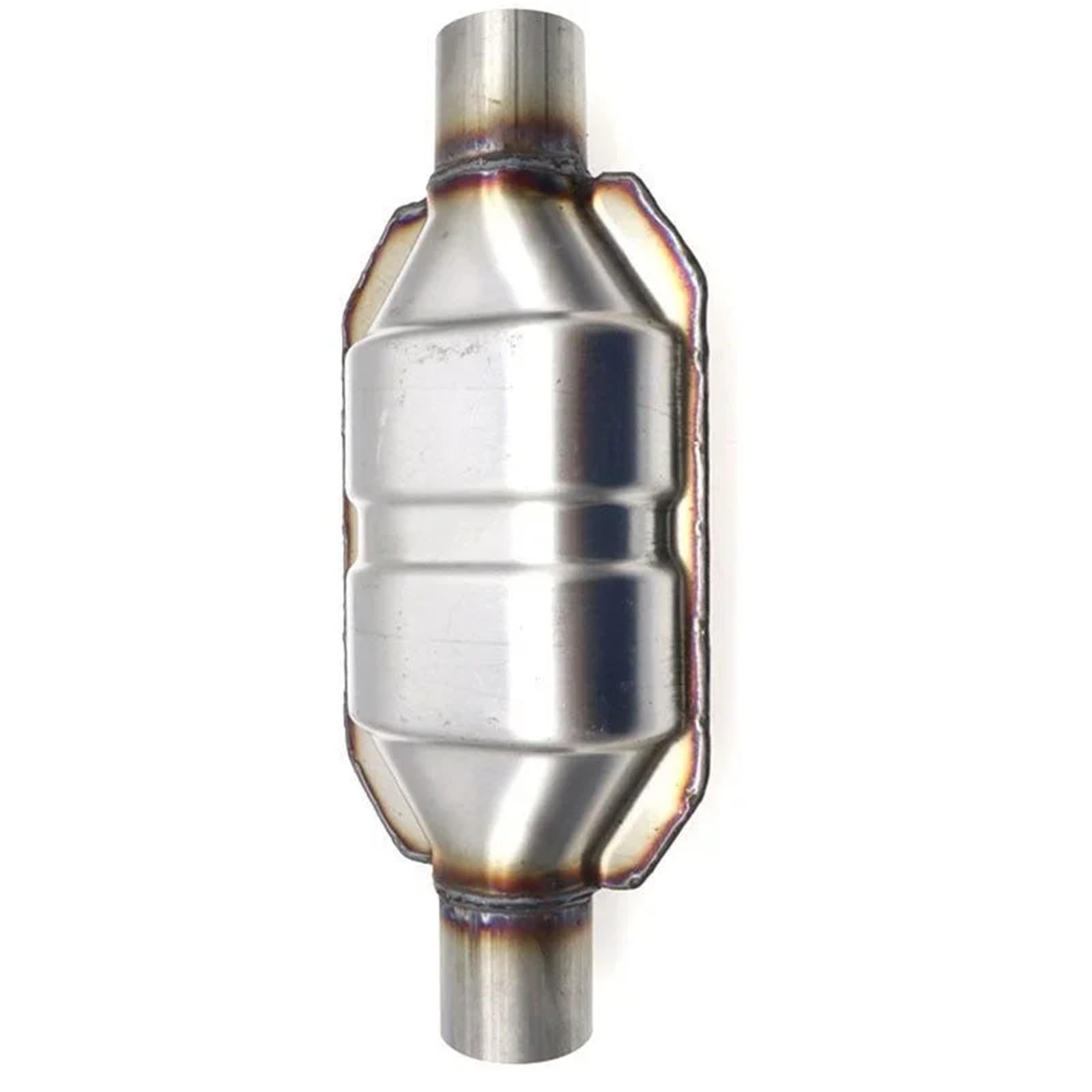 Uniwersalny katalizator z wlotem/wylotem 2,25'' cala 5,7 cm Uniwersalny samochodowy katalizator wydechowy 400-komorowy tłumik o wysokim przepływie Euro 1 stal nierdzewna Katalizator spalin