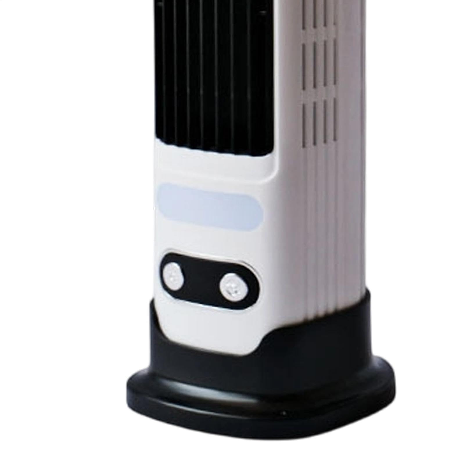 Ventilador vertical, soplador de de piso de 5 velocidades, carga USB, ventilación ajustable, torre de ventilador de pie de bajo ruido, para camping, playa, oficina, escritorio, cocina