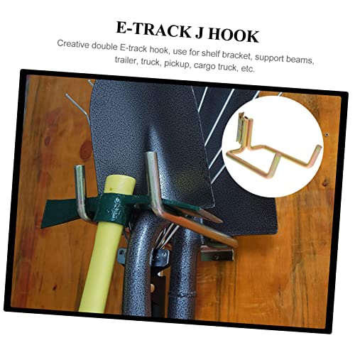 Crochet E-track en acier robuste avec fixation rapide pour rails