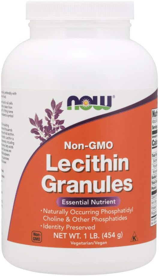 Amazon [海外直送品] ナウフーズ Lecithin Granules NonGMO 1 lb by NOW Foods