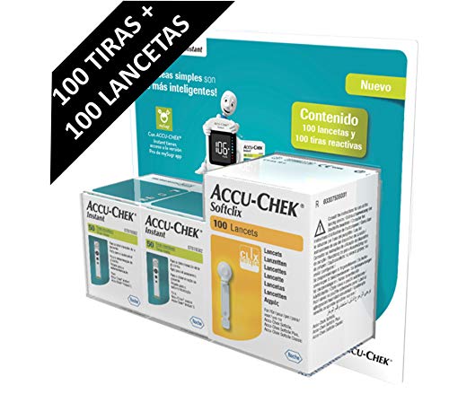 La mejor comparación de Tiras - los preferidos. 39 Accu-Chek Instant 100 Tiras Y 100 Lancetas