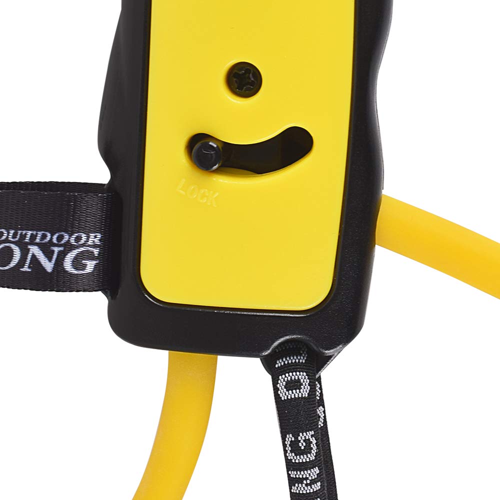 NIKA ARCHERY Fascia elastica per tiro con l'arco, per allenarsi, per esercizi di abilità per arco ricurvo, per adulti, principianti, esperti, colore giallo