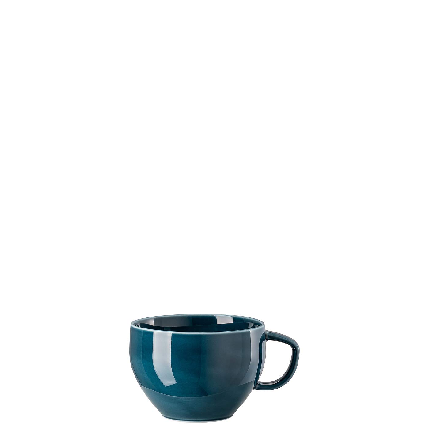 Tasse café au lait Rosenthal Junto Ocean Blue en porcelaine de 0,4 l