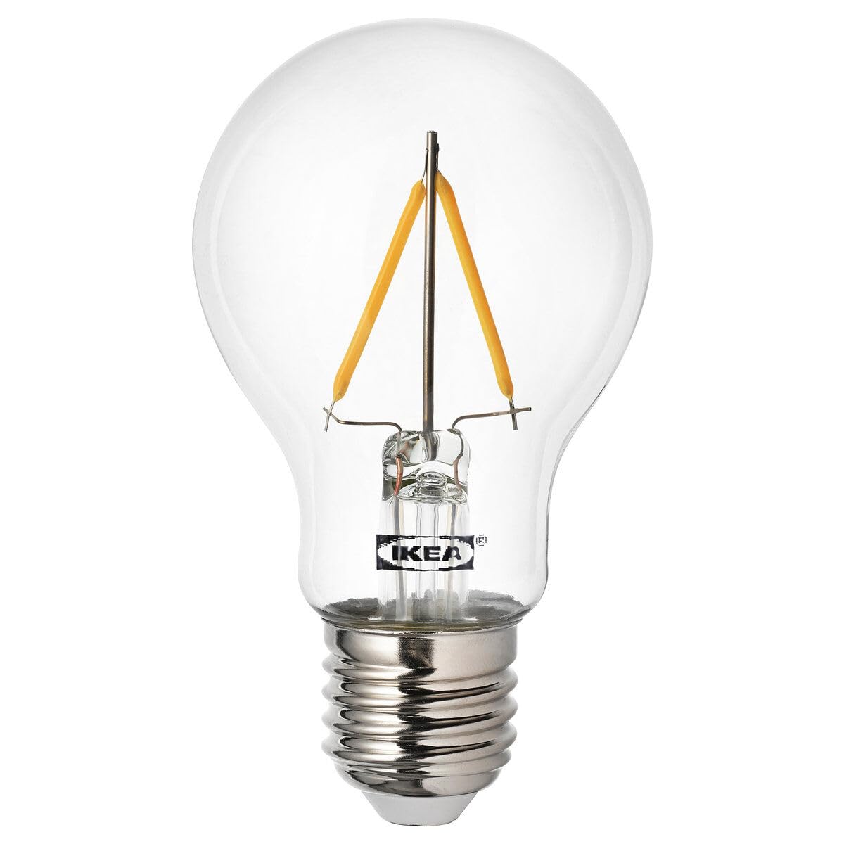 Ampoule LED E27 Ryet avec grand globe transparent au design épuré