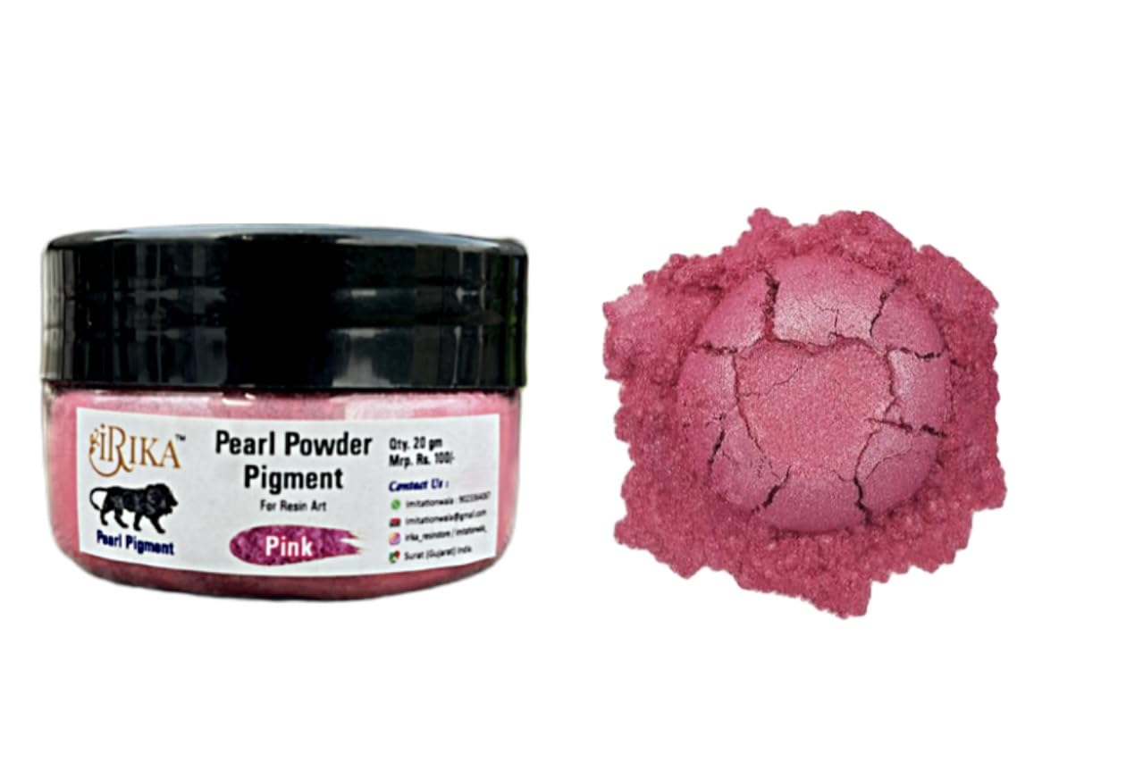 IRIKA Premium Pearl Mica Powder Set - Pack of 1 (Pink) - 20g Each-image-44