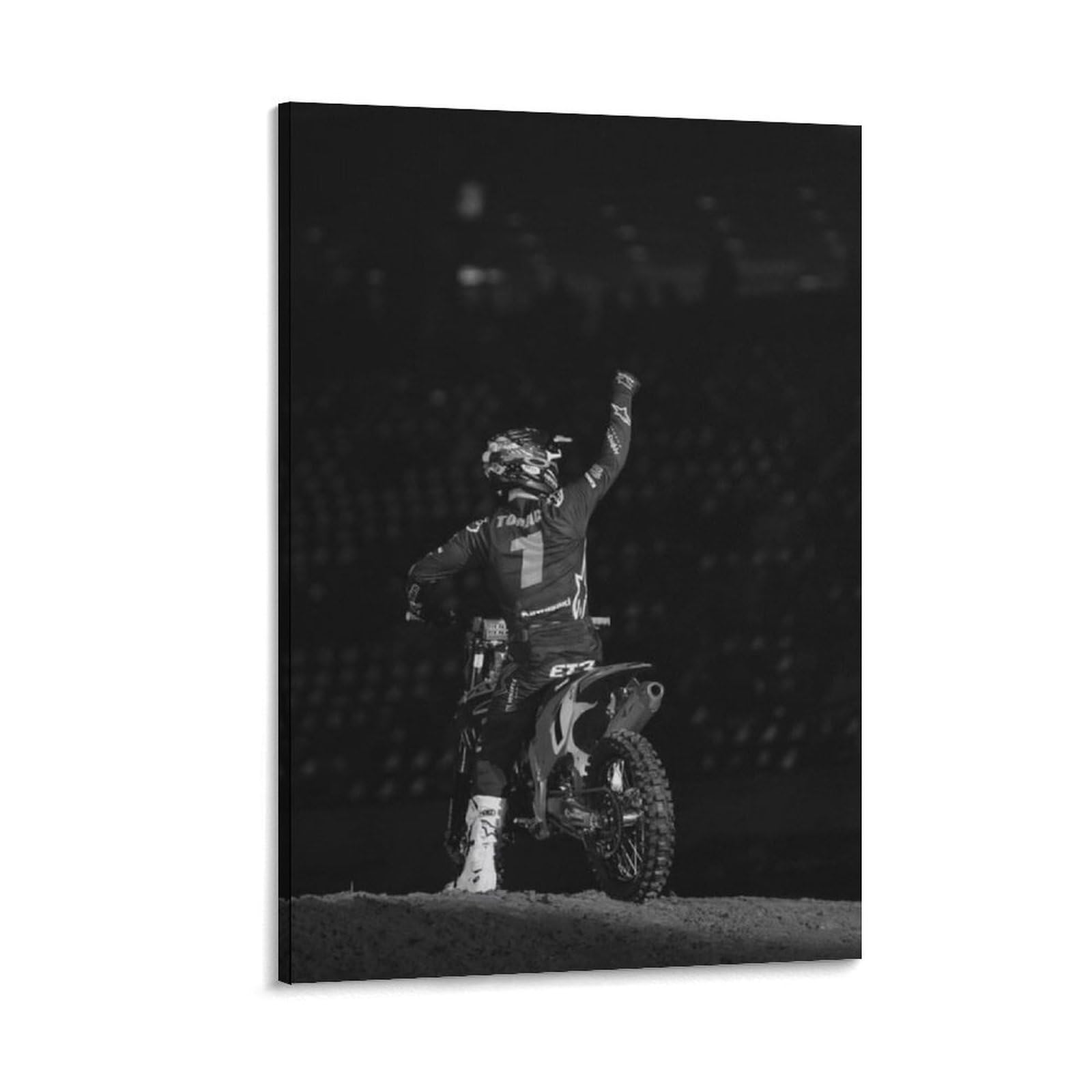ASUIU Eli Tomac Canvas Poster Canvas Painting Poster Wall Art Decorative Picture Prints Modern Decor 12x18inch(30x45cm)