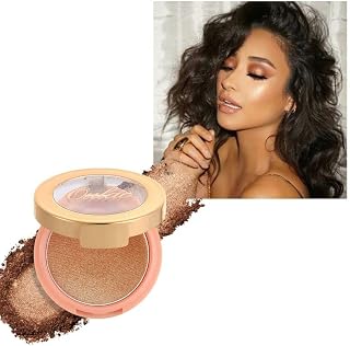 Oulac Shimmering Cream Blusher for Cheeks,Brighten Skin As Highlighter Makeup, Shimmer Blusher,Buildable and Vegan Cosmetics,4.8g Metallic Rusty