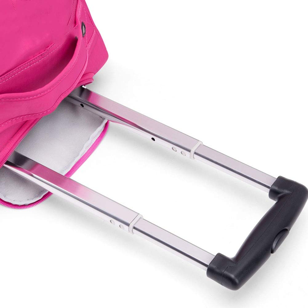 Maleta de Viaje Maleta con Ruedas Equipaje de Mano Maleta Ultraligera (Color : Rose Red, Size : 26 * 13 * 49cm) Little Surprise