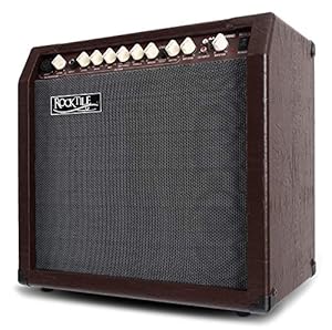 Rocktile AA-30 BN Akustikgitarrenverstärker Braun