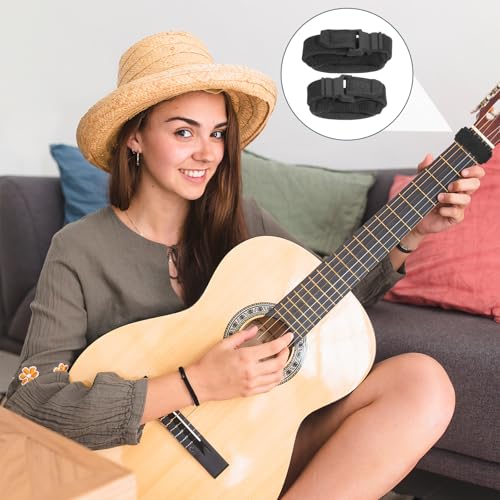 Image of JJUNW 4Pcs Fret Wrap, Guitar String Mute Dampener, Guitar Mute Guitars String Cover Tape, Universal Bass Guitaring Accessories Fret Wrap Electric Guitars(Style A)