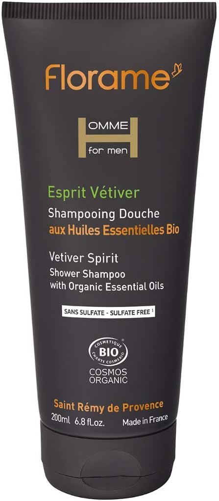 Florame Vetiver Spirit Shower Shampoo - 200ml