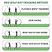 OLE ANDIGO Golf Swing Trainer Pro Golf Bat for Strength Carbon Fiber Golf Swing Training Aid for Increase Distance,Warm-Up Sticks,Golf Stretch Training Tool for Flexibility,Rhythm,Coordination