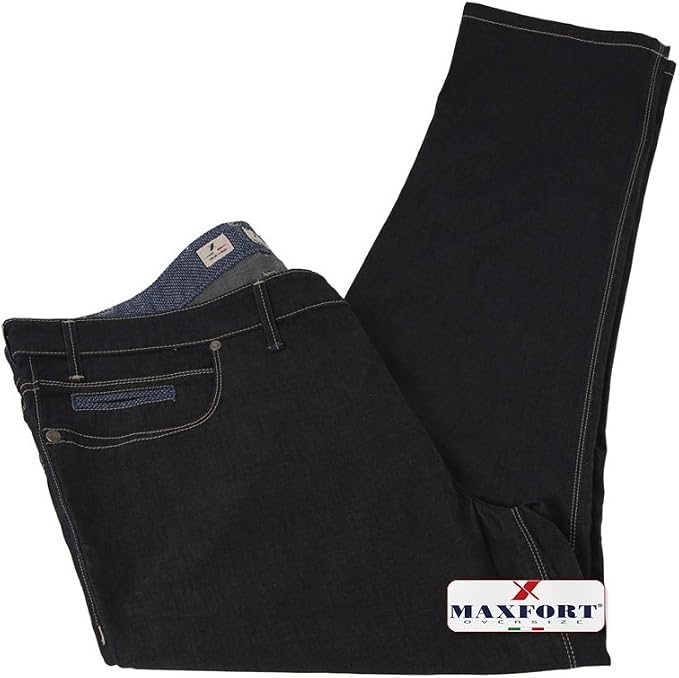 Maxfort Corvette Jeans Leggero Uomo Taglie Forti : Amazon.it: Abbigliamento