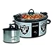 Crock-pot SCCPNFL603-OR Oakland Raiders Slow Cookers, White